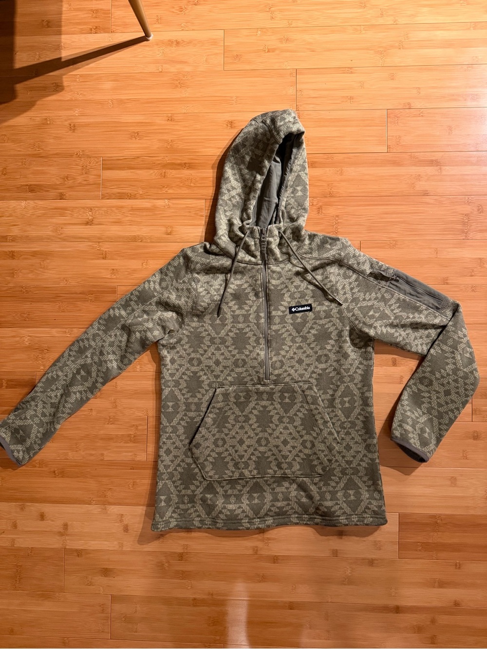 Columbia Mens Sweater Weather Fleece Half Zip Hooded Pullover